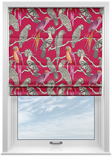 Aviary, Pomegranate - Roman Blind